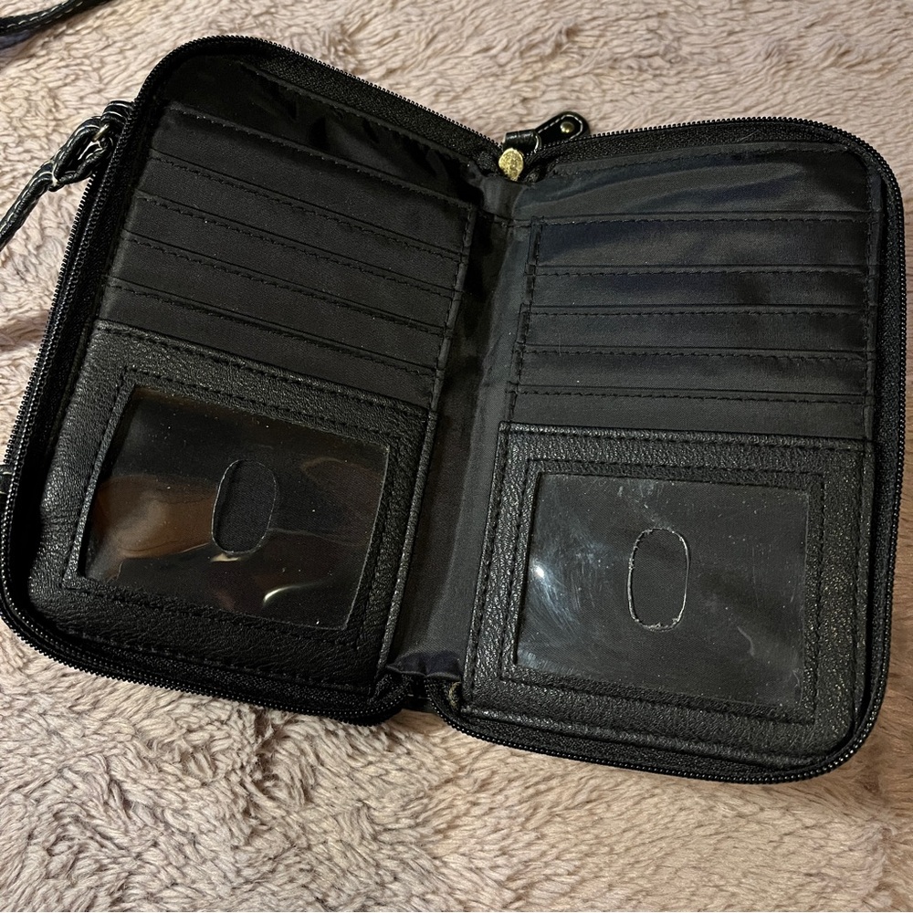 Sleek Black Women's Wallet